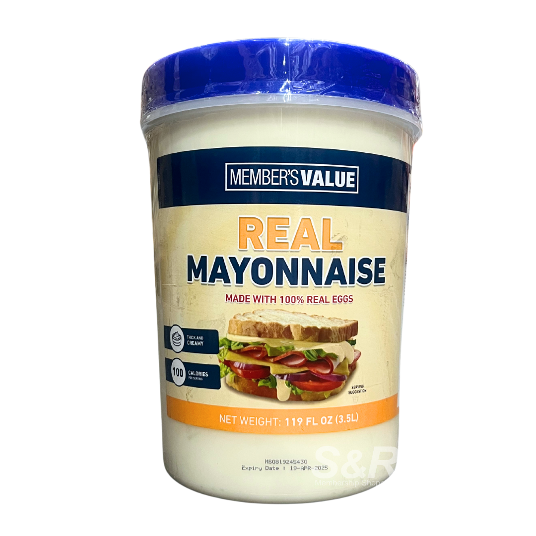 Member’s Value Real Mayonnaise 3.5L Member’s Value Real Mayonnaise 3.5L